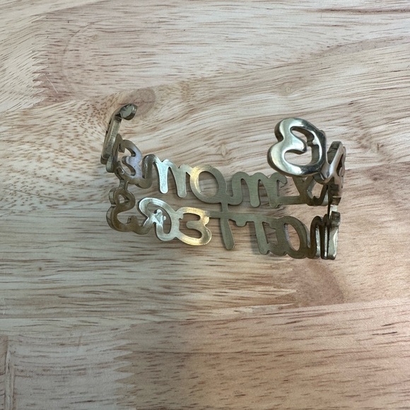 Rustic cuff every moment matters 1” cuff in gold - Picture 4 of 6